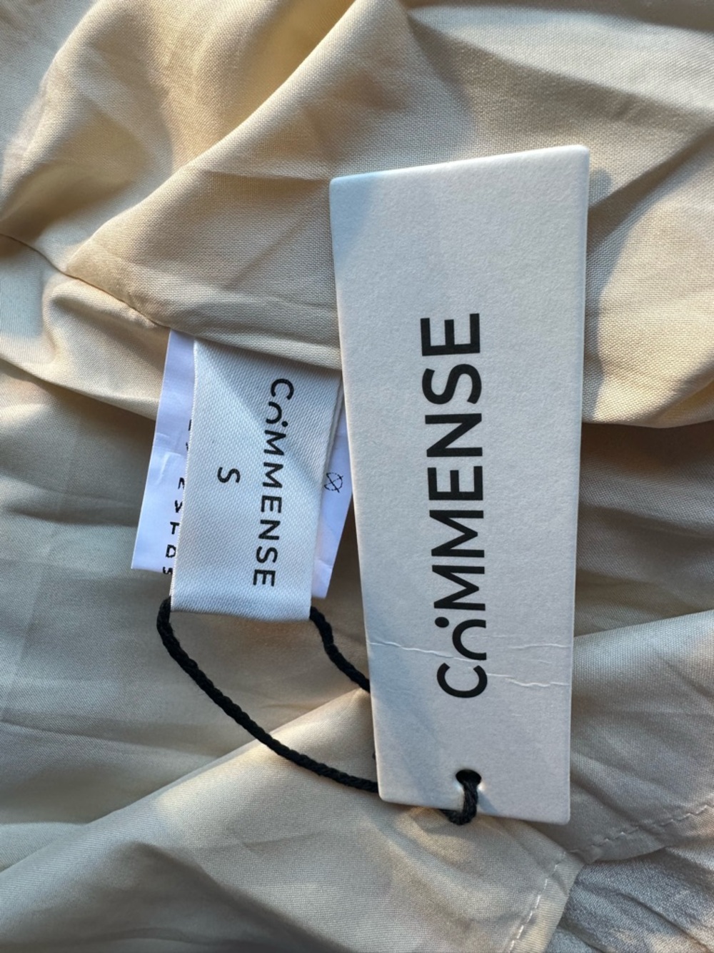 COMMENSE *NWT Double Layers V-neck Long Dress - Picture 6 of 7